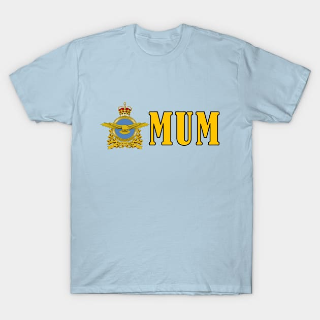 Bold design for anyone whose Mum or Dad serves in the Canadian Armed Forces T-Shirt by The Rag Trade 2021